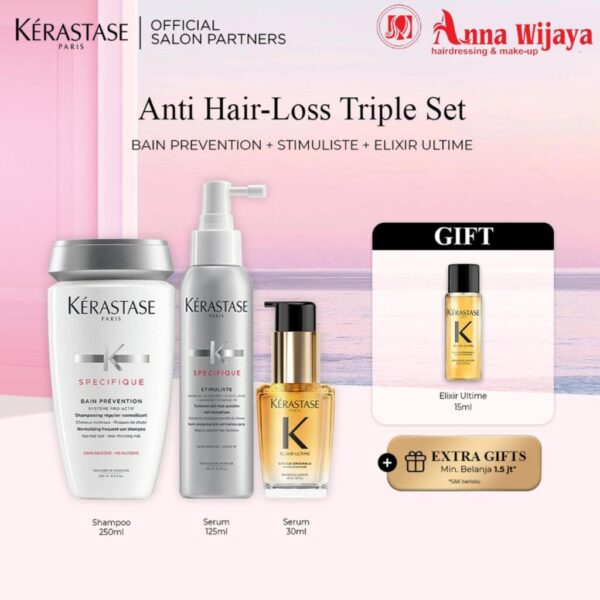 Kerastase Anti Hair Loss Triple Care - Rambut Rontok dari Akar