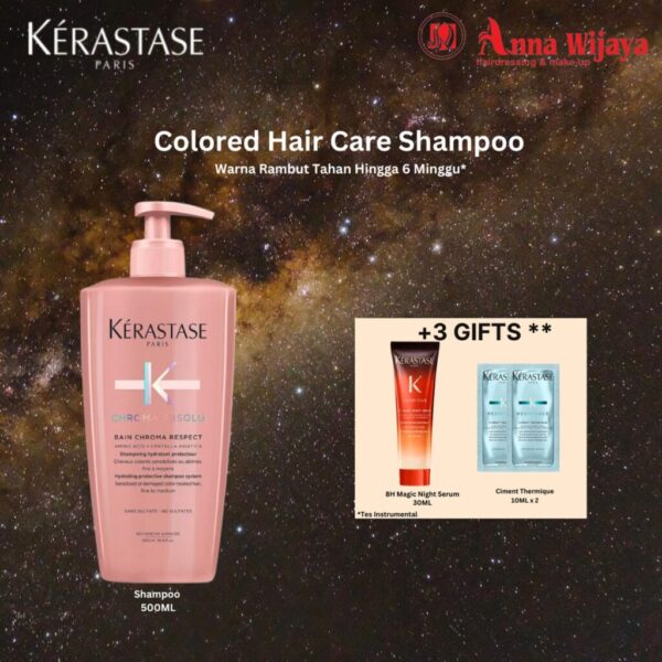 Kerastase Bain Chroma Absolu 500ml Shampo Rambut diwarnai