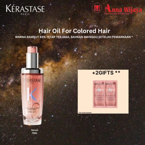 Kerastase Chroma Absolu Colored Hair Oil Serum 75ml - Rambut Diwarnai