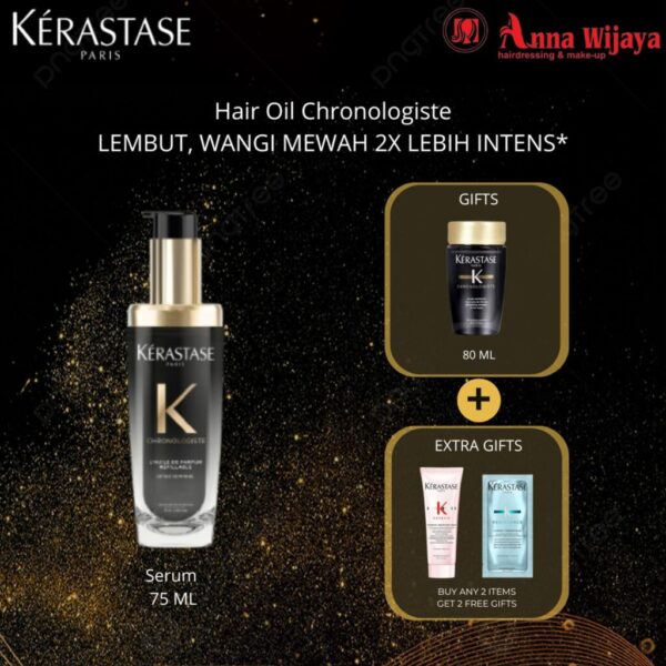 Kerastase Chronologiste Anti Aging Hair Oil 75ml - Serum Rambut Aging