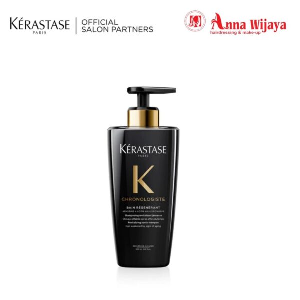 Kerastase Chronologiste Bain Regenerant 500ml Anti Aging Shampoo - Shampoo untuk Rambut Rapuh & Kusam