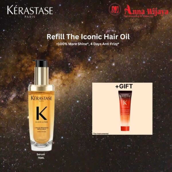 Kerastase Elixir Ultime 75ml - Rambut Berkilau Anti Frizz