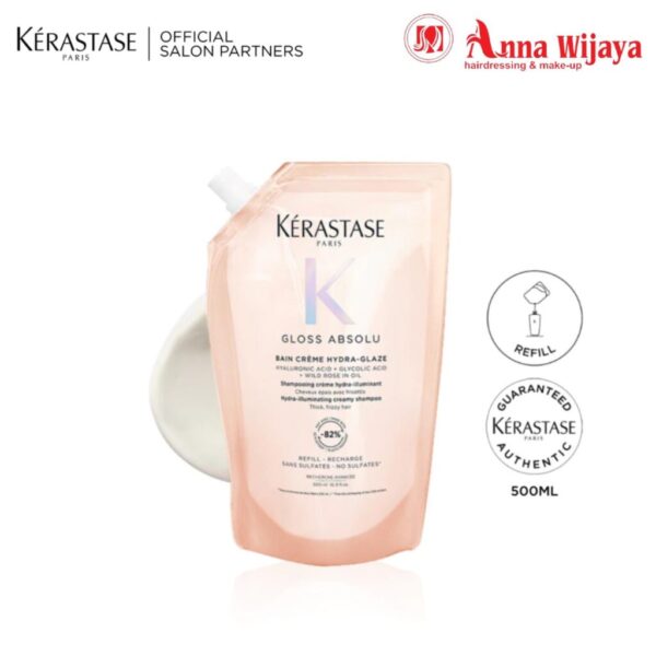 Kerastase Gloss Absolu Bain Creme Hydra-Glaze Doypack 500ml (Thick Hair)