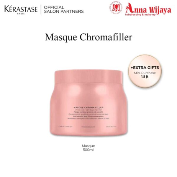 Kerastase Masque Chromafiller 500ml Masker Rambut Diwarnai