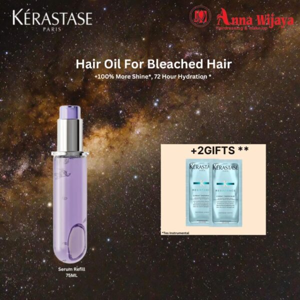 REFILL Kerastase Blond Absolu Bleached Hair Oil 75ml - Rambut Dibleach