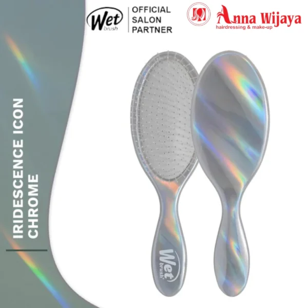 The Wet Brush Iridescence Icon - Chrome